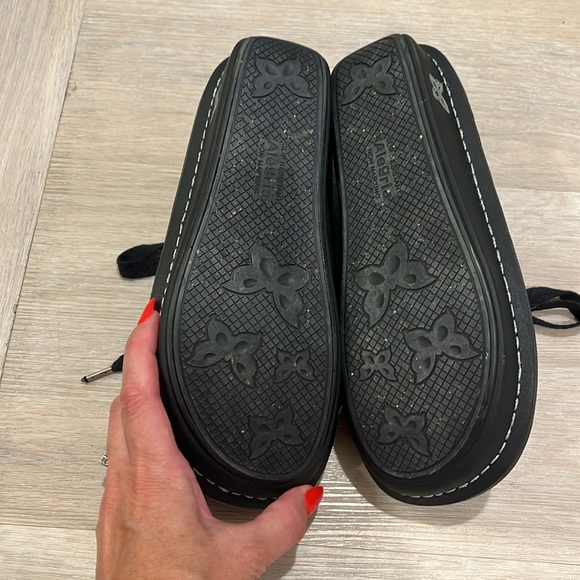 Alegria Women's black Leather Oxford ABBI Shoe ABB-601 Sz 37 or 7.5 nursing - Picture 12 of 13